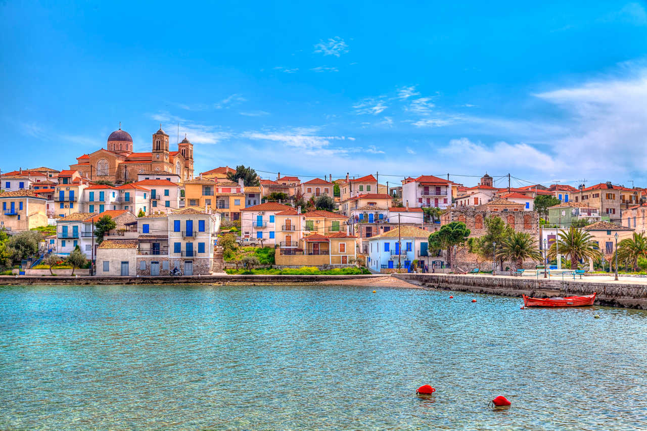 Ville de Galaxidi, Grèce