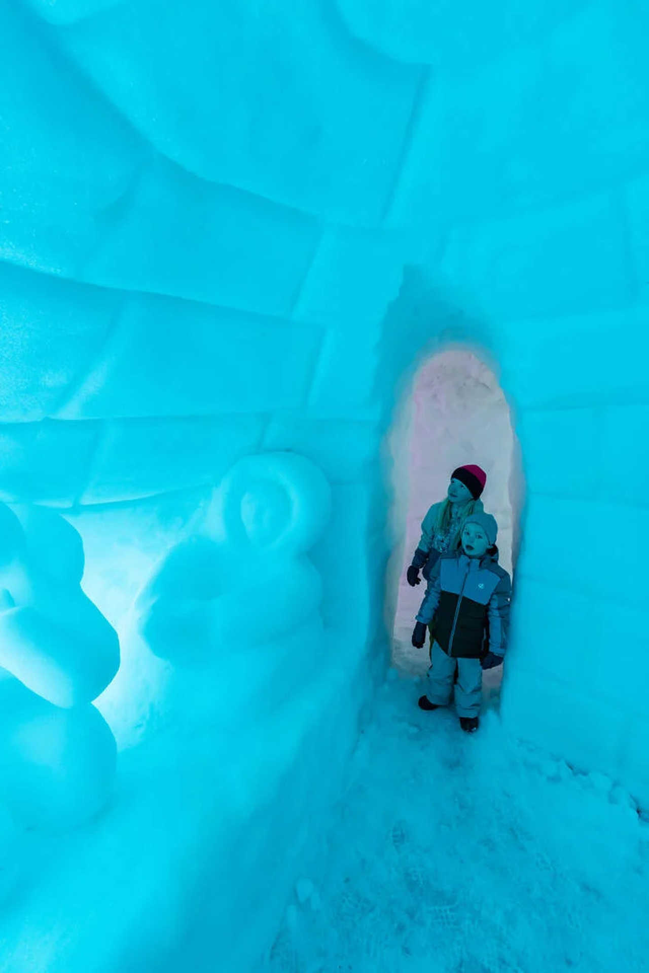 Visite et découverte du village d'igloo à Pelvoux, Alpes du sud