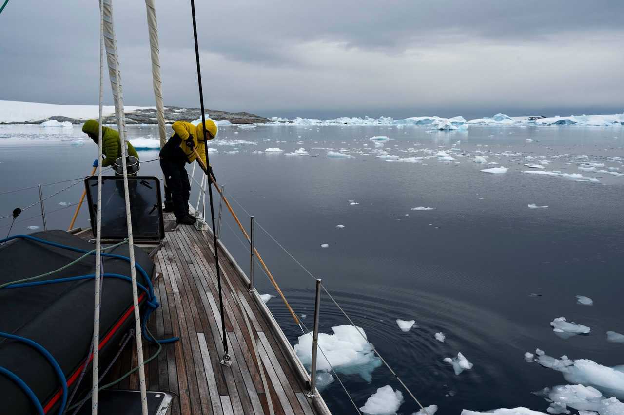 Voilier Tanana en Antarctique CANTV1