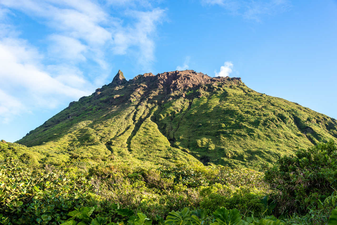 Volcan Soufrière en Guadeloupe