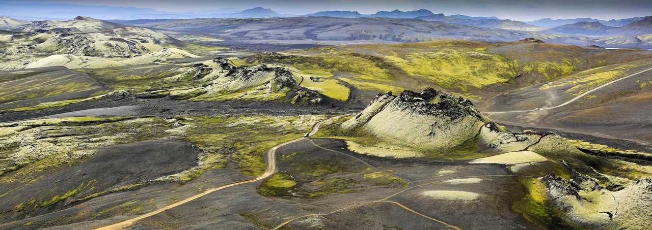 Volcans du Laki en Islande
