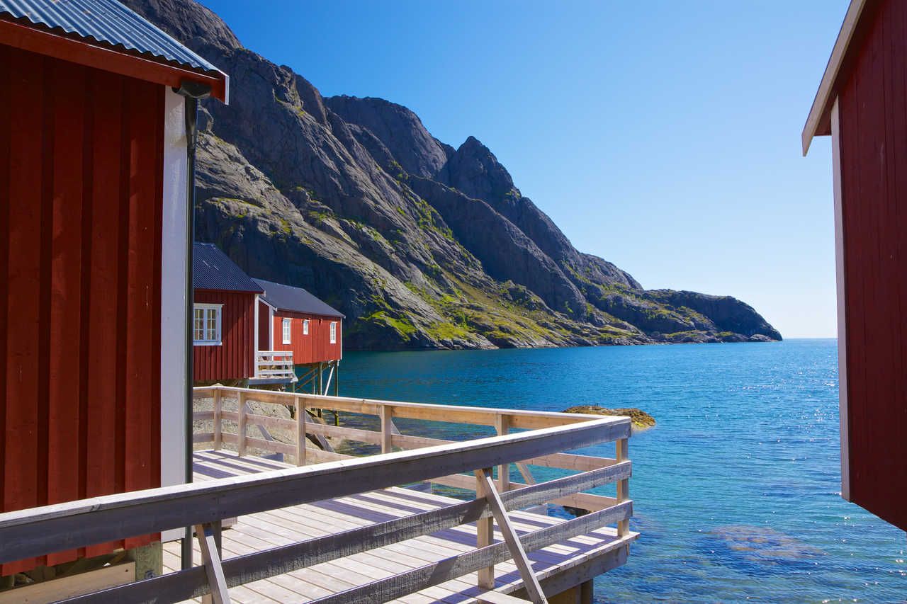 Voyage à Nusfjord petit village norvégien du Nord