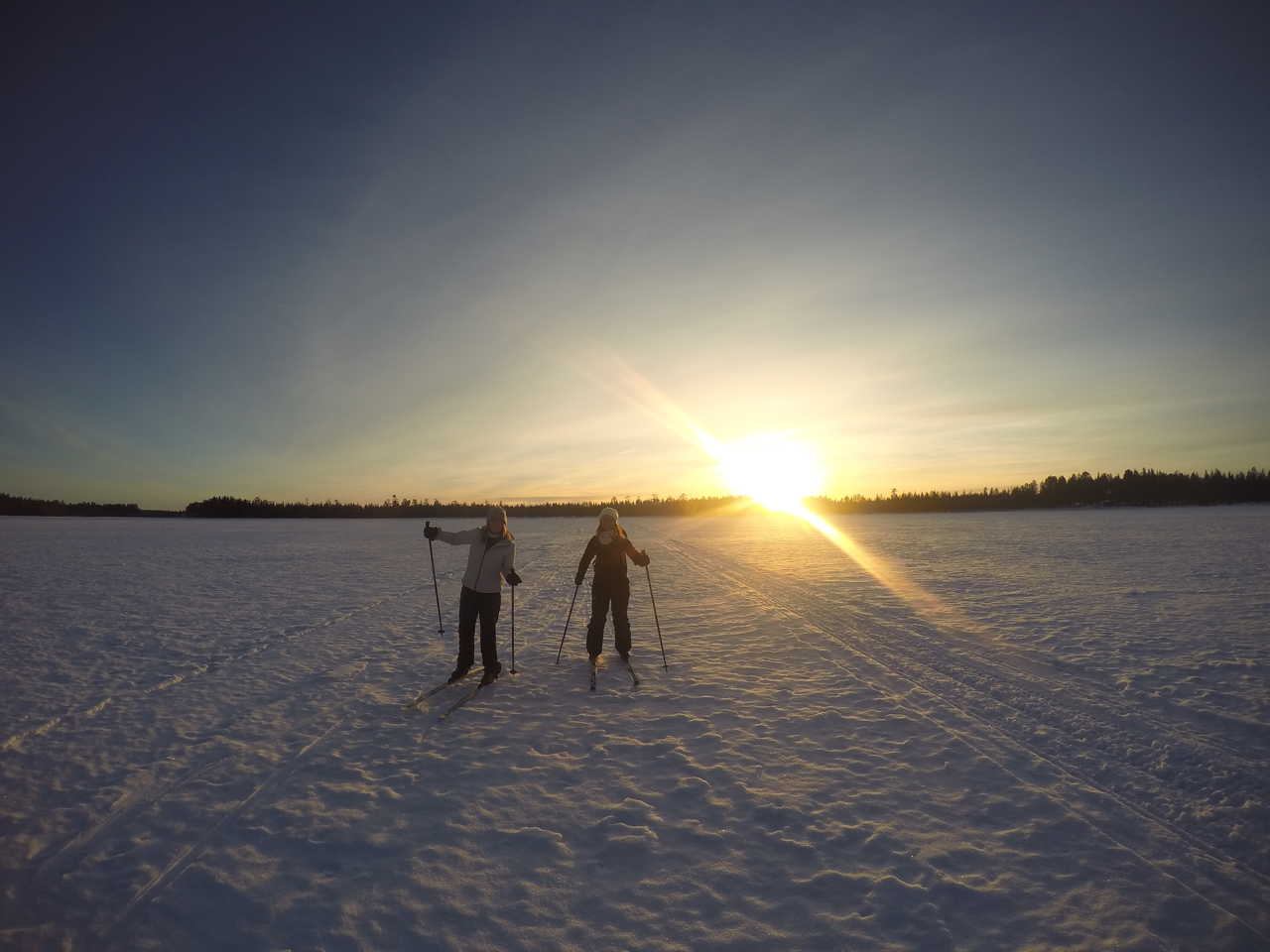 Voyage en Ski de fond en Finlande