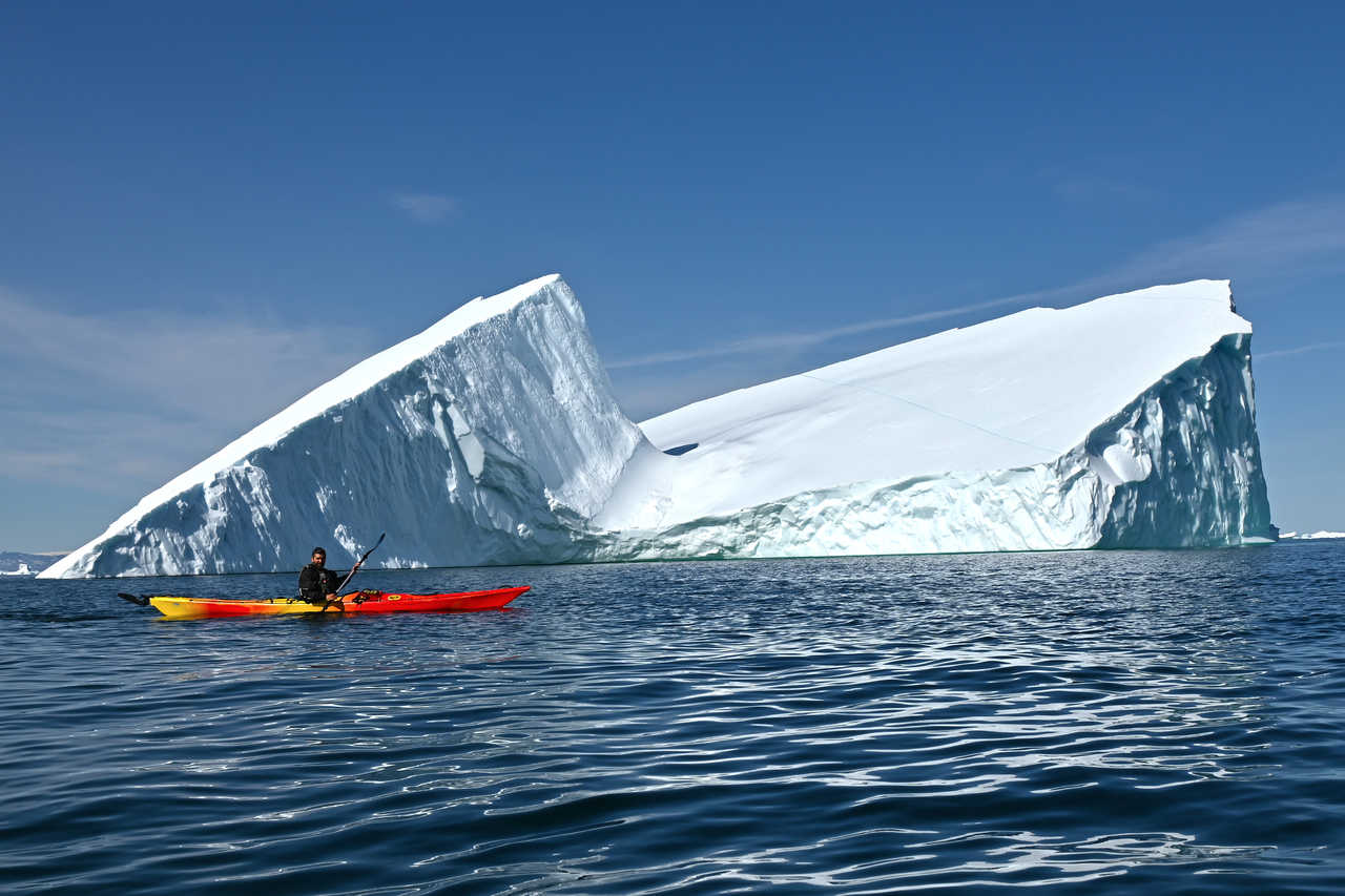 Voyage kayak en Artique au Groenland