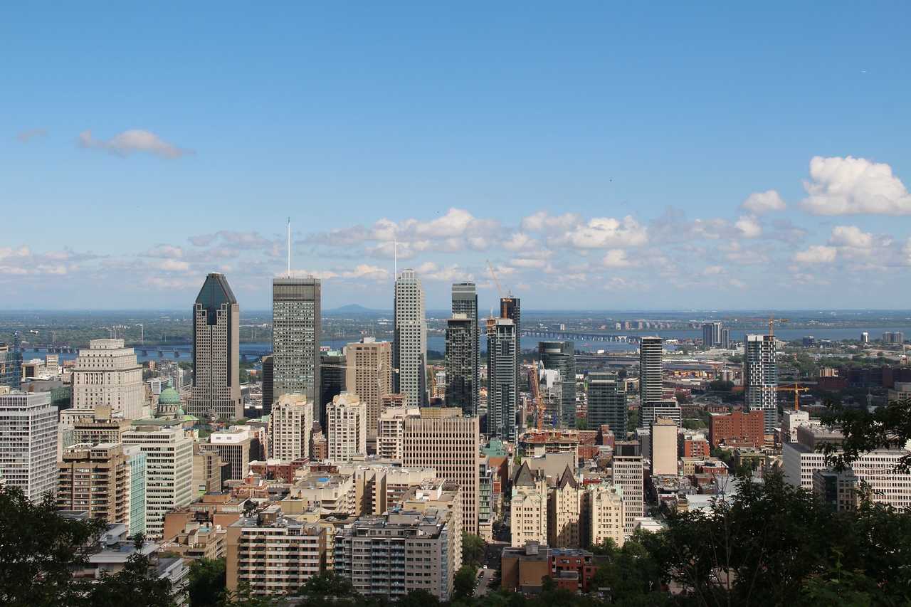 Vue de Montréal depuis le Mont Royal