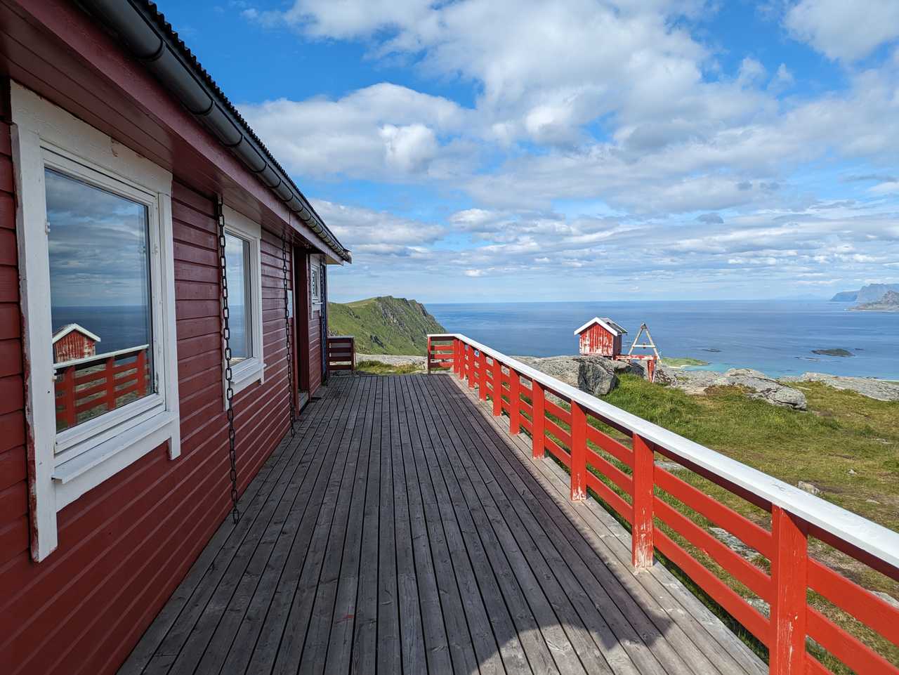 Vue depuis le refuge de Fredvanghytta, dans les Lofoten