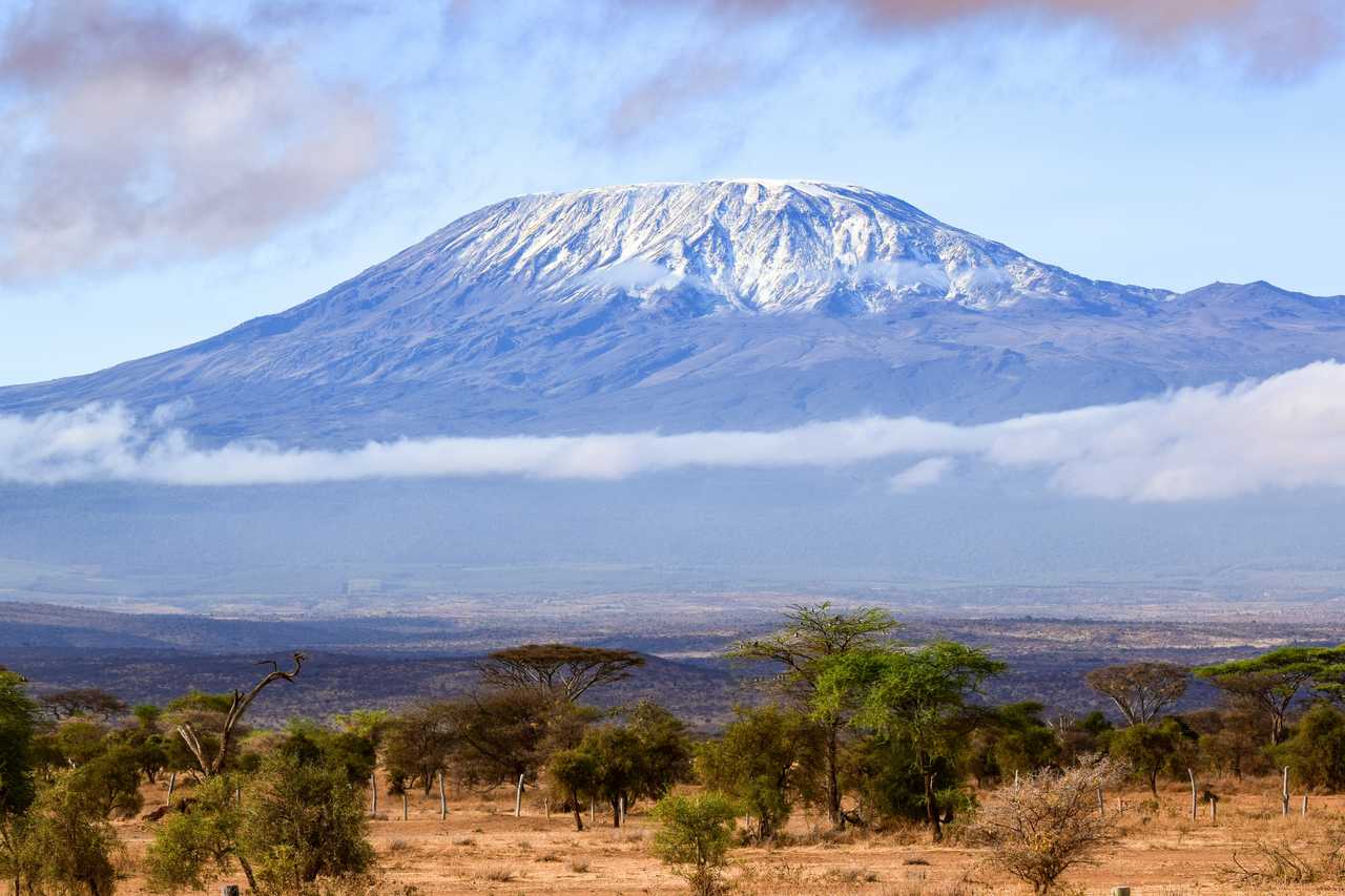 vue du Kilimandjaro depuis le Kenya