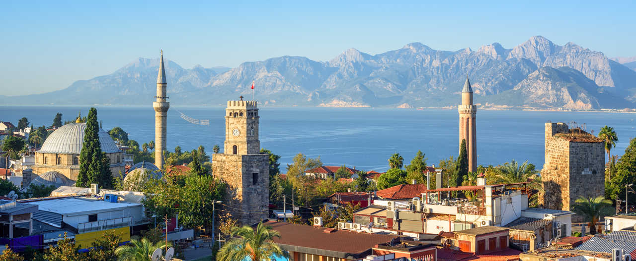 Vue panoramique de Antalya en Turquie