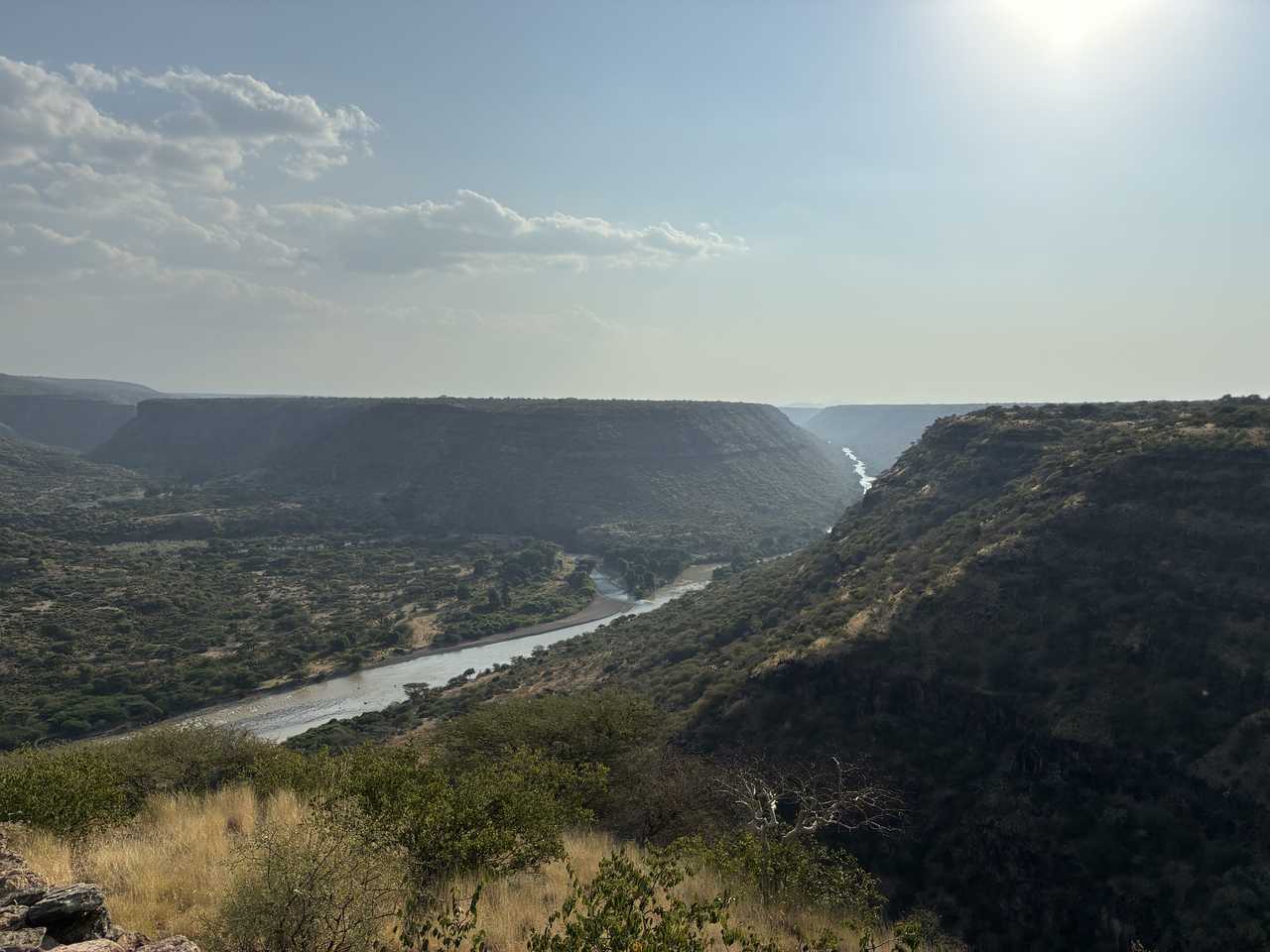 Vue panoramique sur la réserve d’Aledeghi