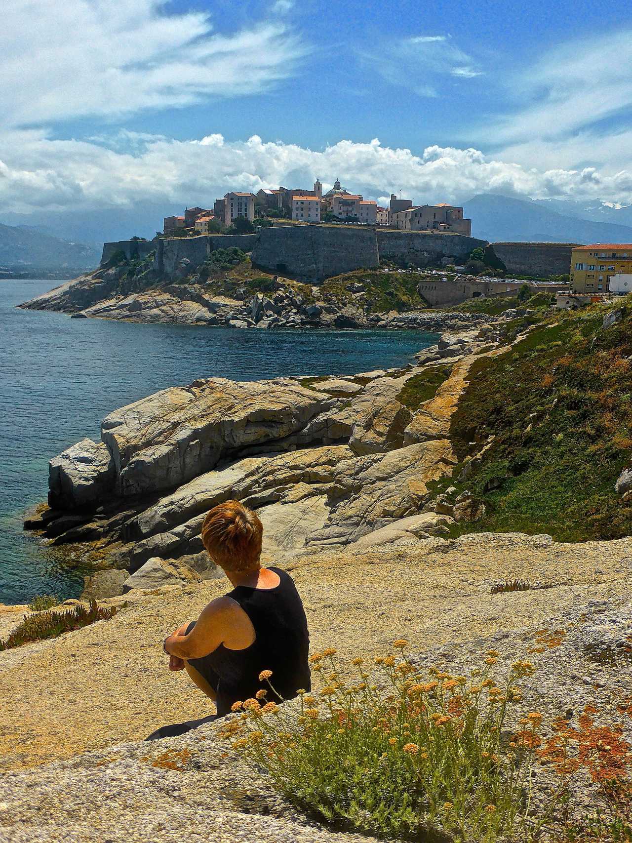 Vue sur Calvi, Corse