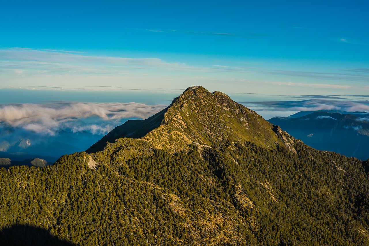 Vue sur le Mont Yushan