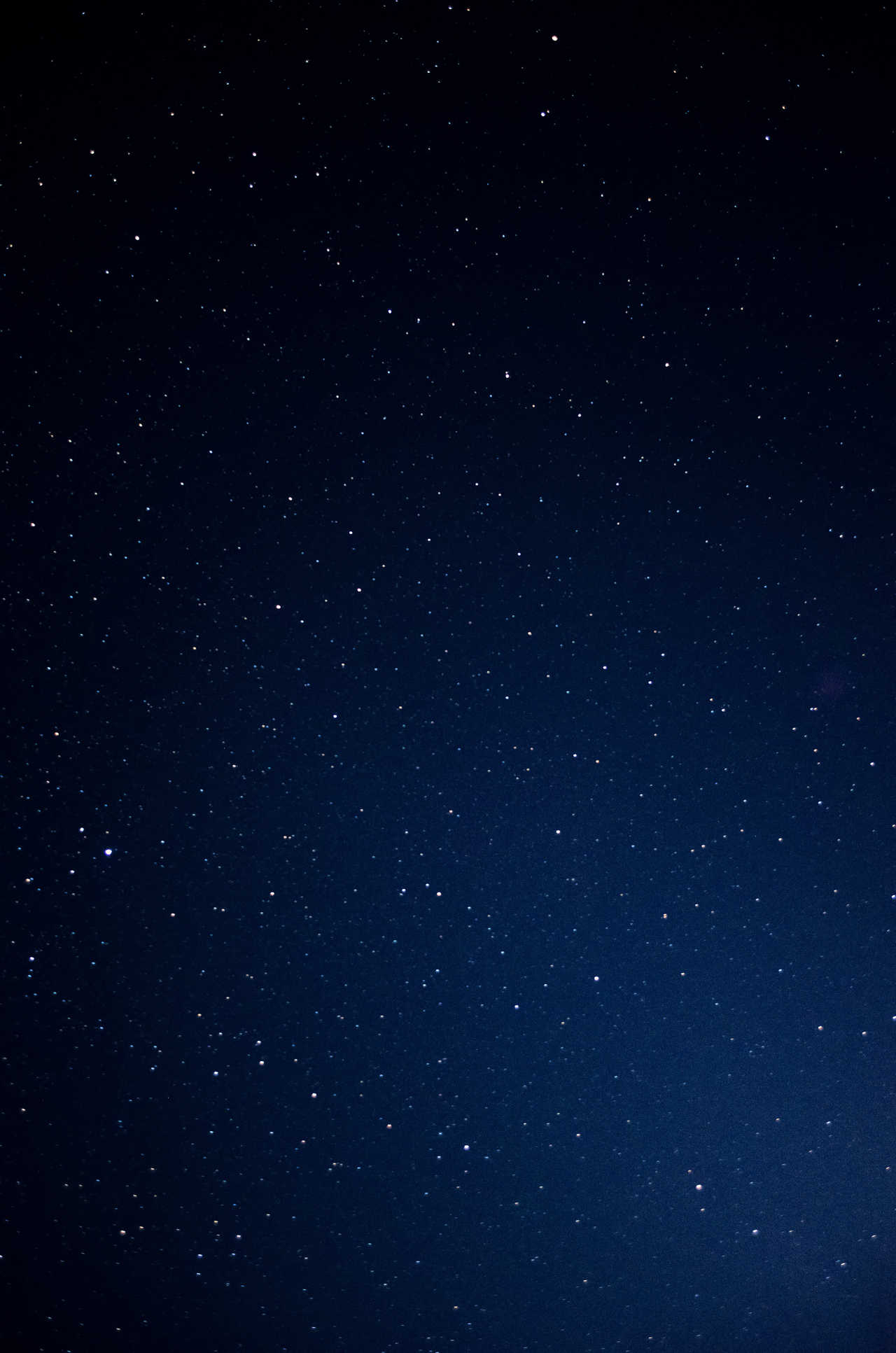Vue sur un ciel étoilé