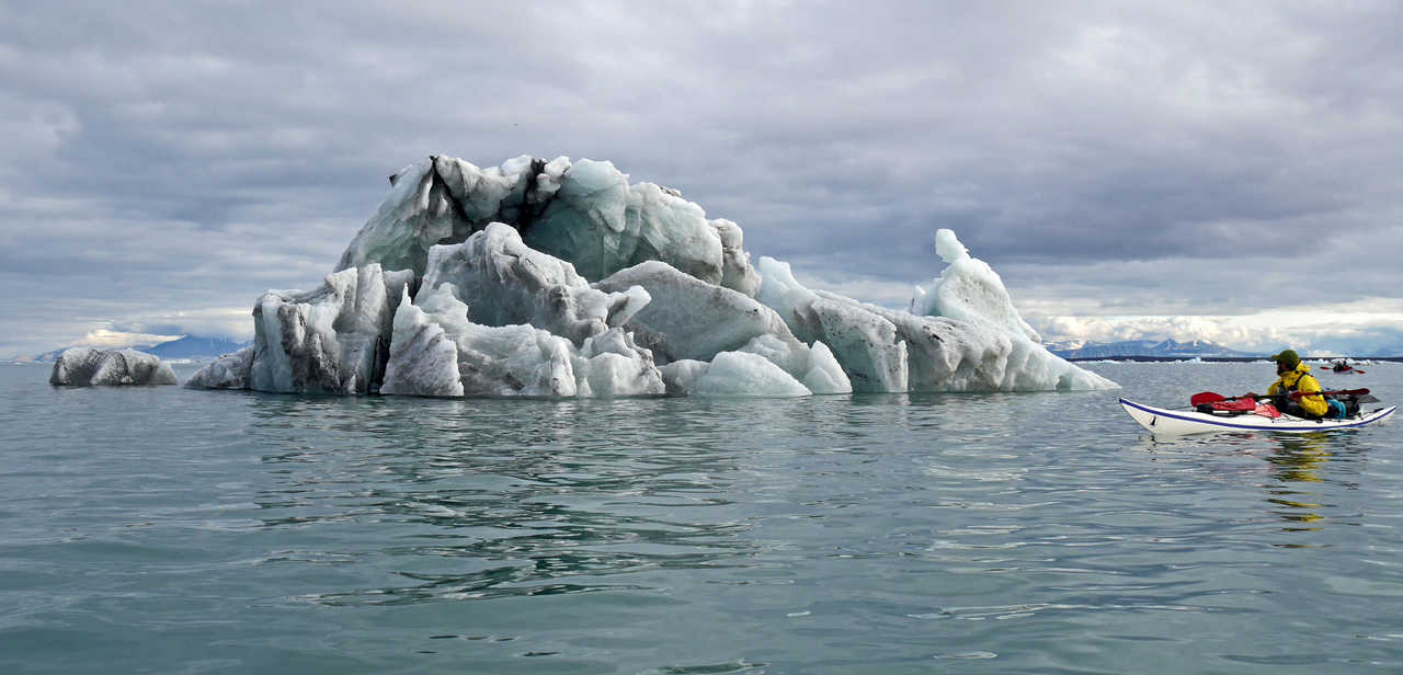 Yannick Long guide arctique en kayak Spitzberg