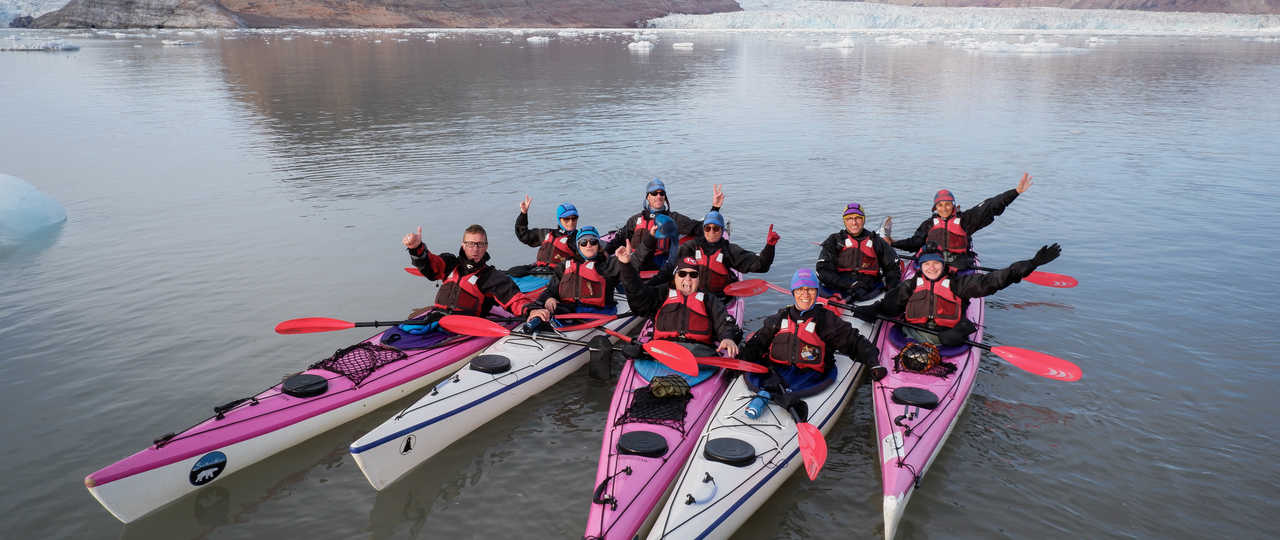 Baie du Roi Kayak & Rando au Spitzberg 66° Nord