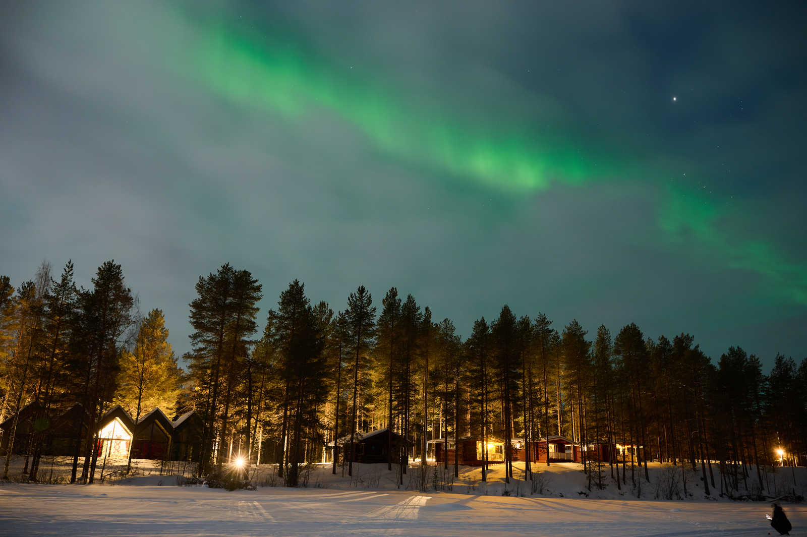 Aurores Boréales Finlande Hossa © Banhegyi Titouan