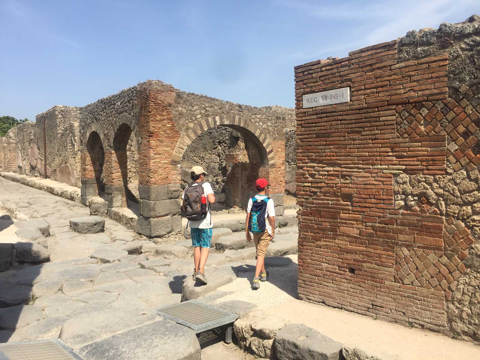Balade dans le site de Pompei en Italie © Martin Laprade Alexandra