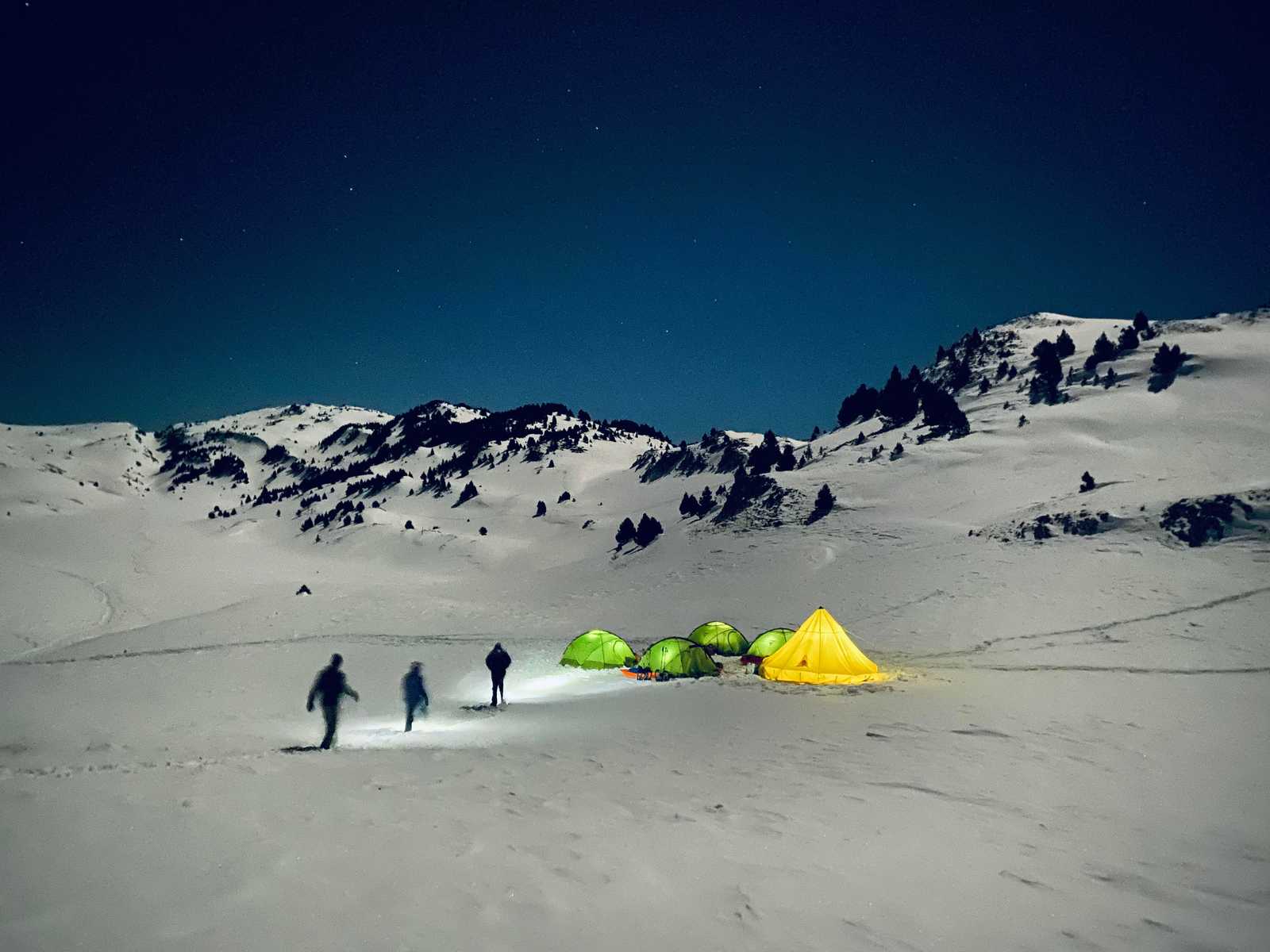 Bivouac hivernal dans le Vercors © Chaillot Lucien