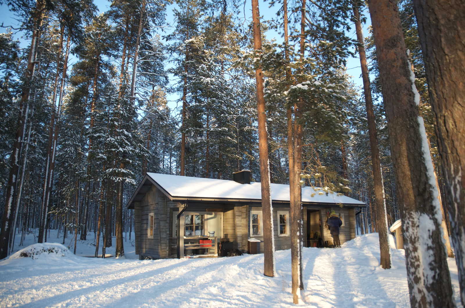 Cabane Finlande Hossa © Banhegyi Titouan