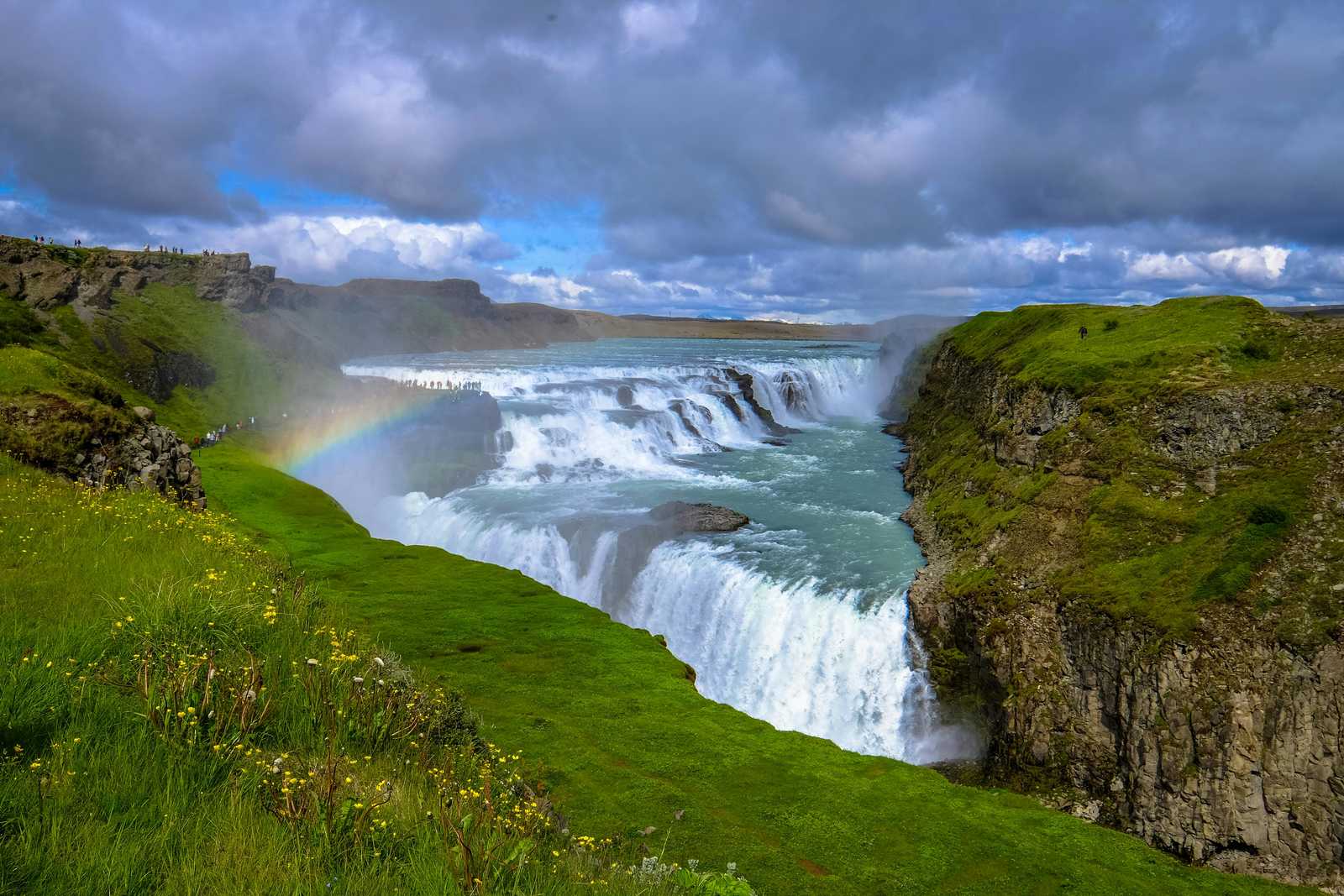 Cascade de Gullfoss en été © Unagro Fransesco
