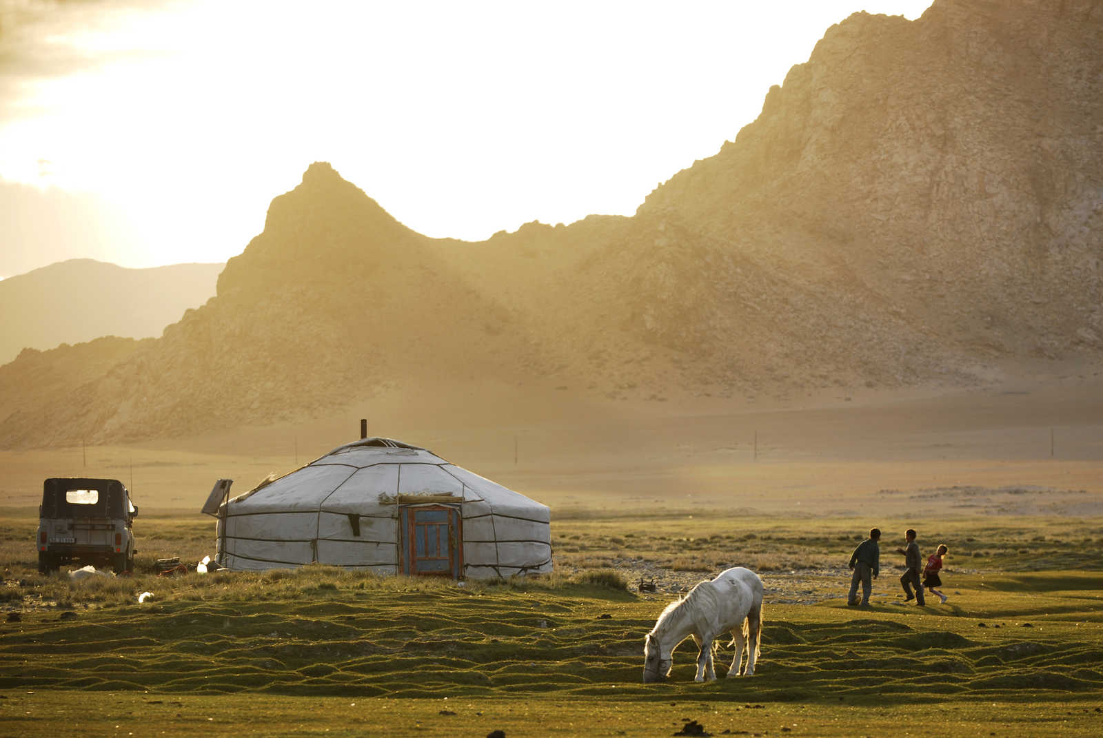 Image Trek en immersion chez les nomades du Khangai