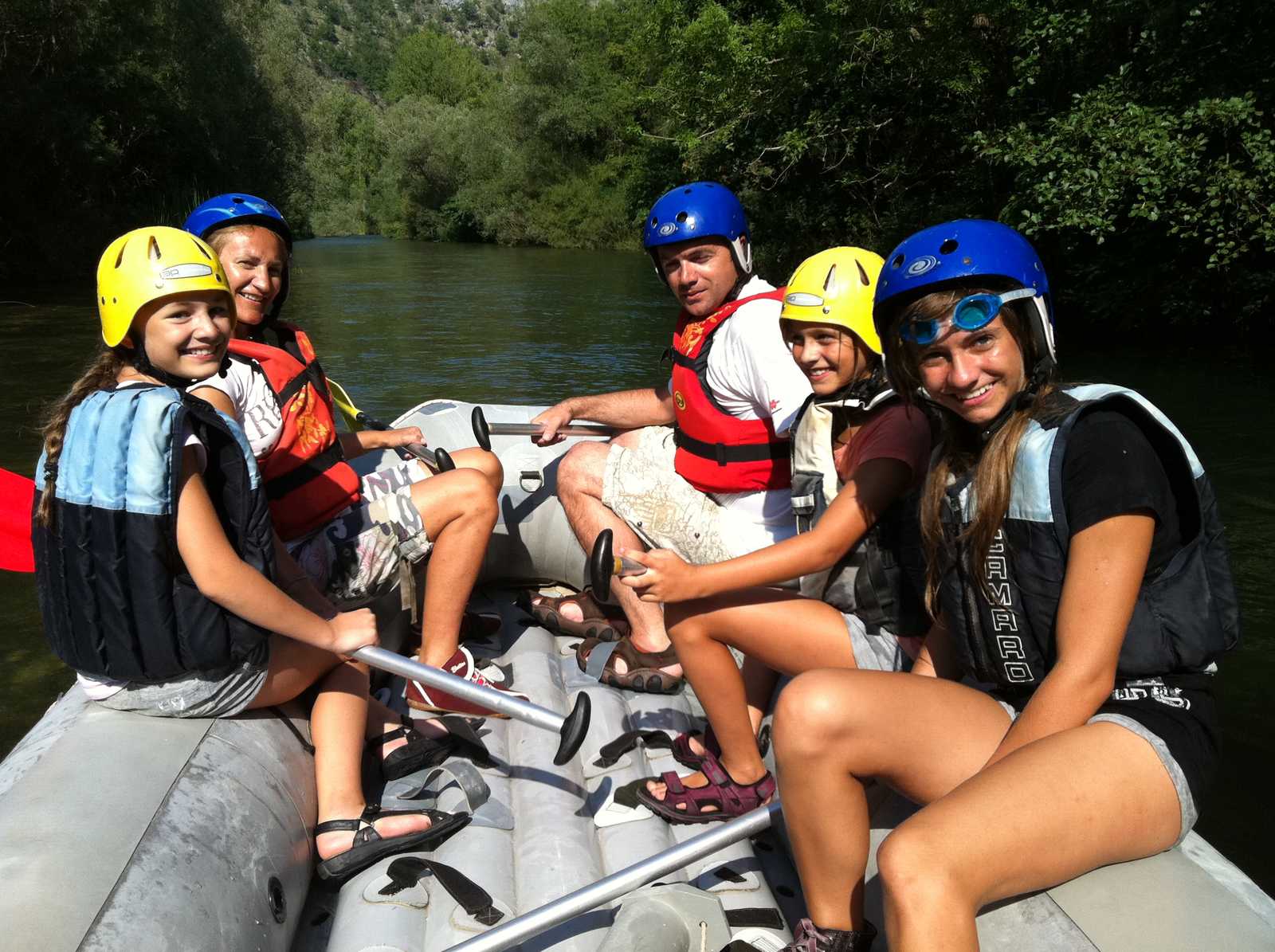 Rafting sur la rivière Cetina en Croatie © Rannou Jean-Marie