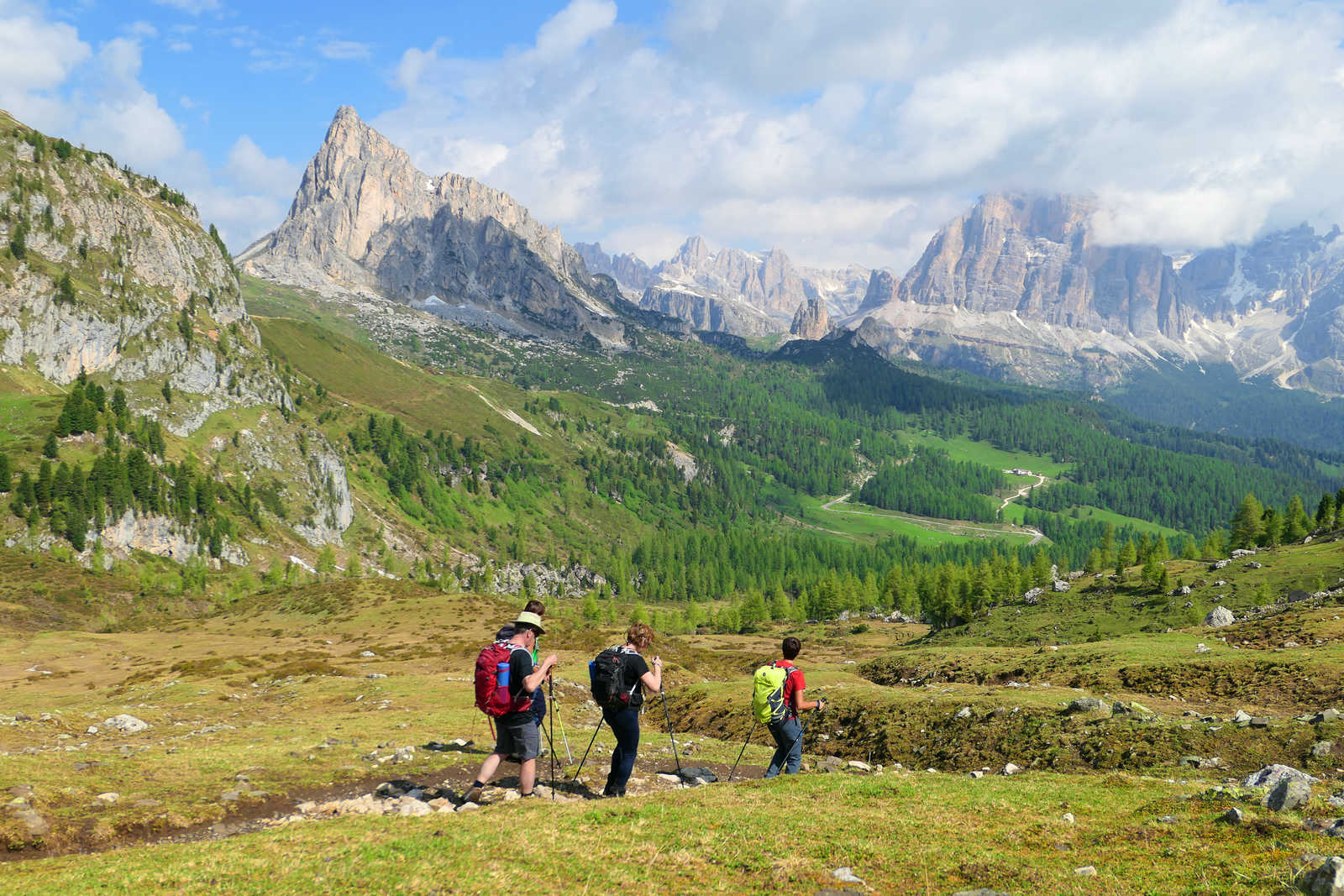 Croda del lago dans les Dolomites © Biton Rémy
