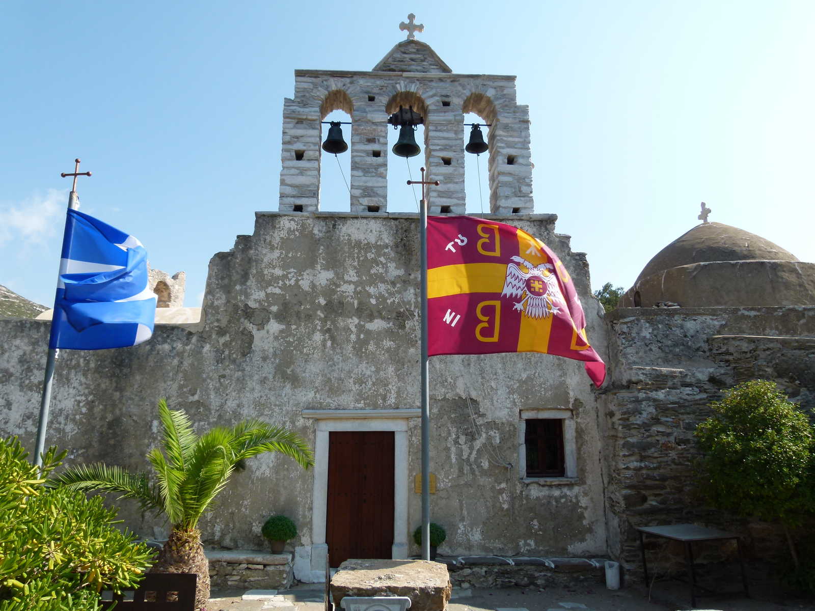 Cyclades, Naxos, église de Drosiani © Vigneron Perrine