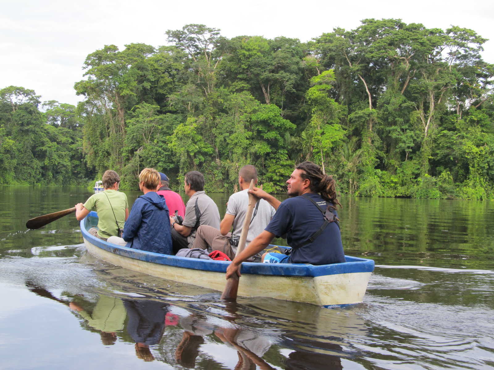découverte du parc national Tortuguero en canoë © Petin Olivier