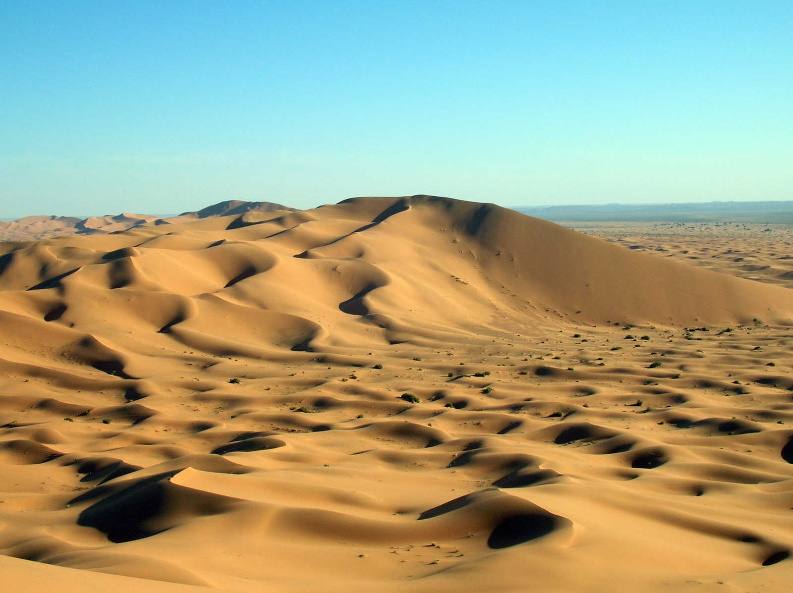 Image Merzouga, dunes orangées de l'Erg Chebbi