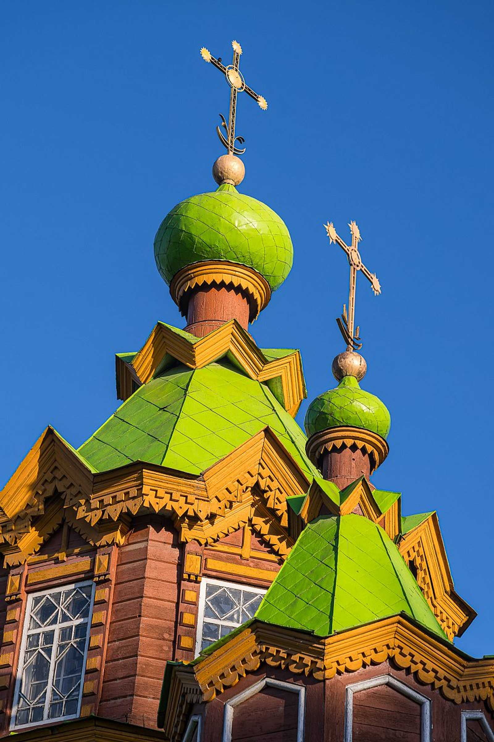 Eglise à l'architecture tradionnelle russe © Philippe Mader