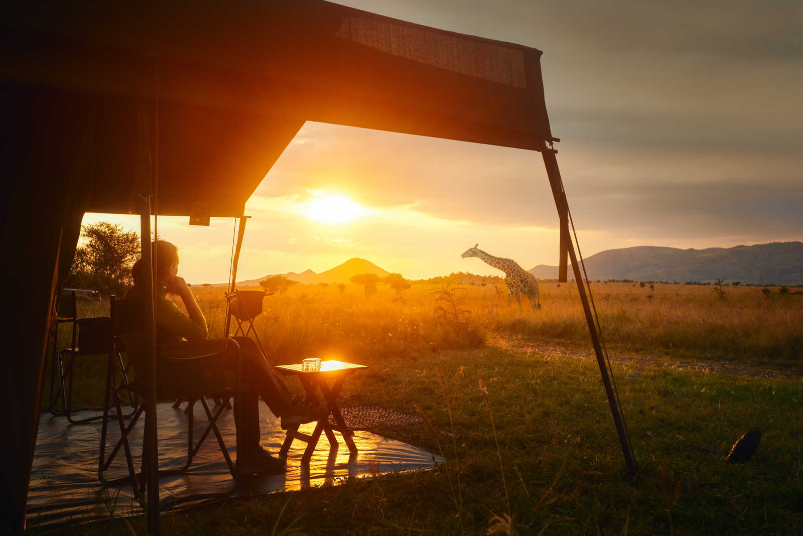 Fin de journée en lodge dans le Serengeti Tanzanie © Soft Light
