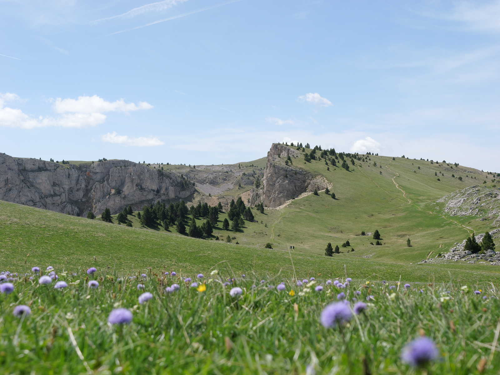 Image Trek itinérant dans le Vercors : Hauts Plateaux et Mont Aiguille - Voyage France