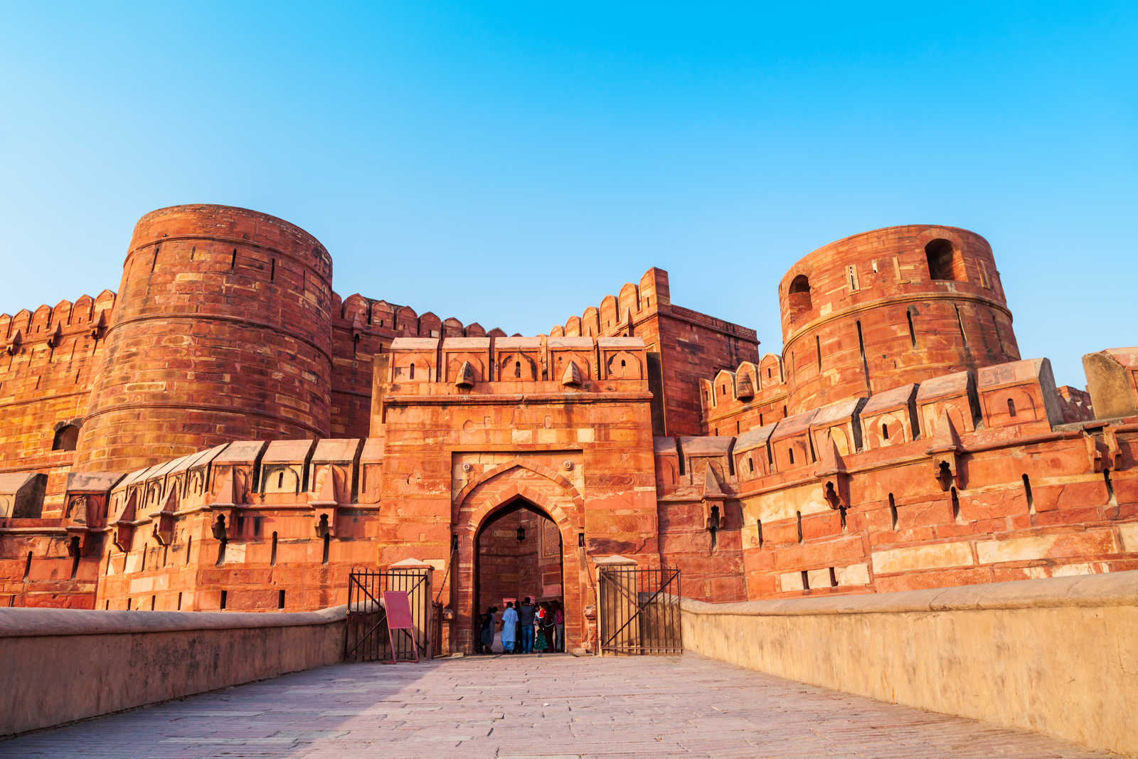 Fort d'Agra en Inde © Saiko3P
