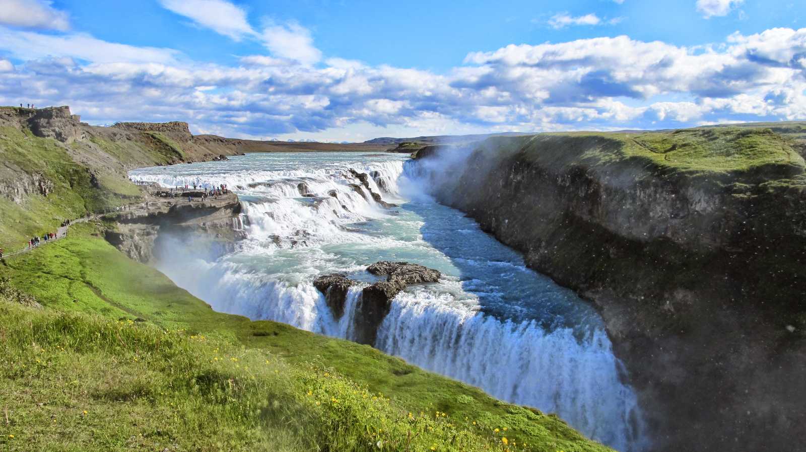 Gullfoss cascade Islande © Jean-Jacques Grignon