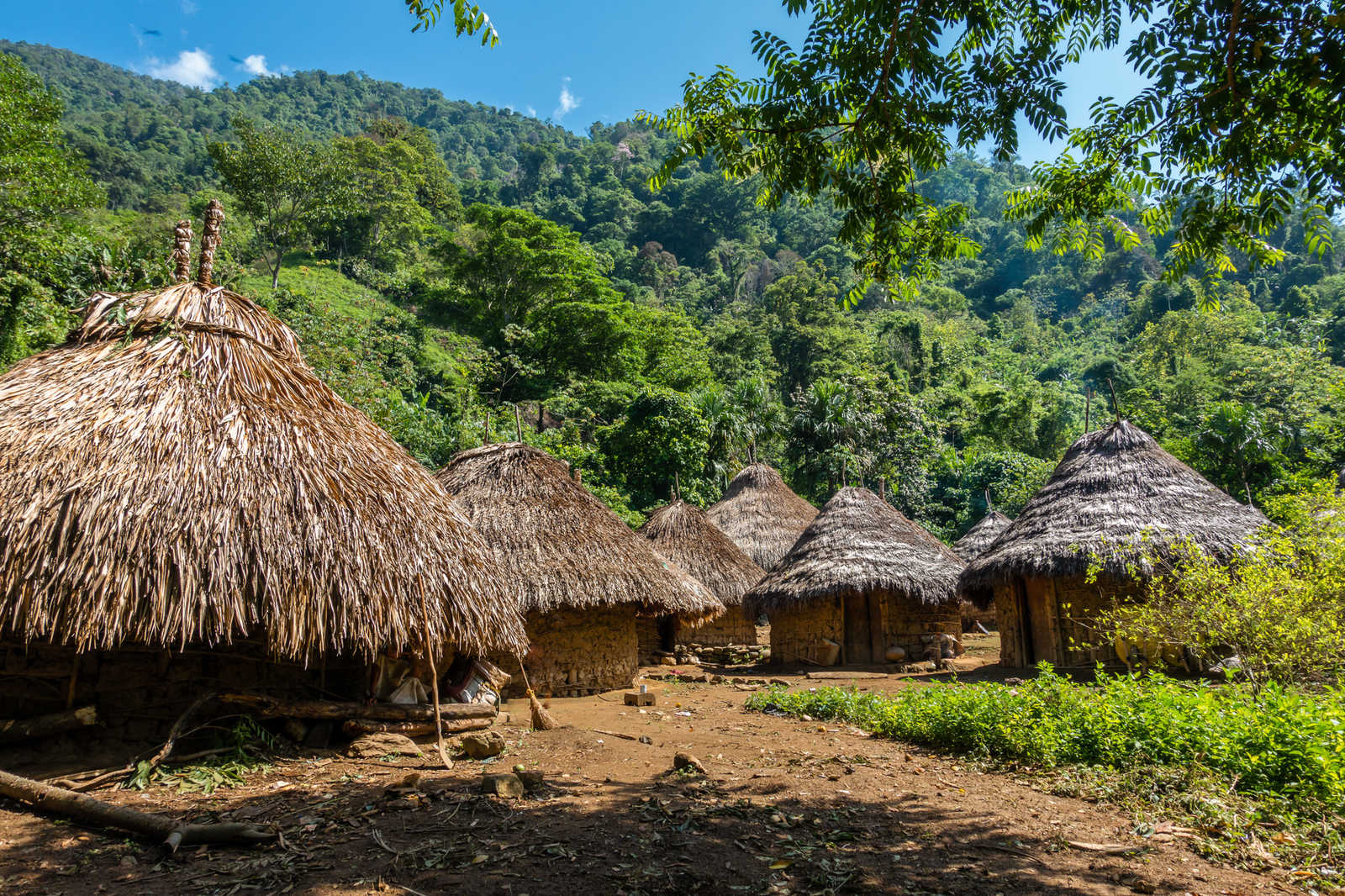 Huttes de la Ciudad Perdida, Colombie © Camille