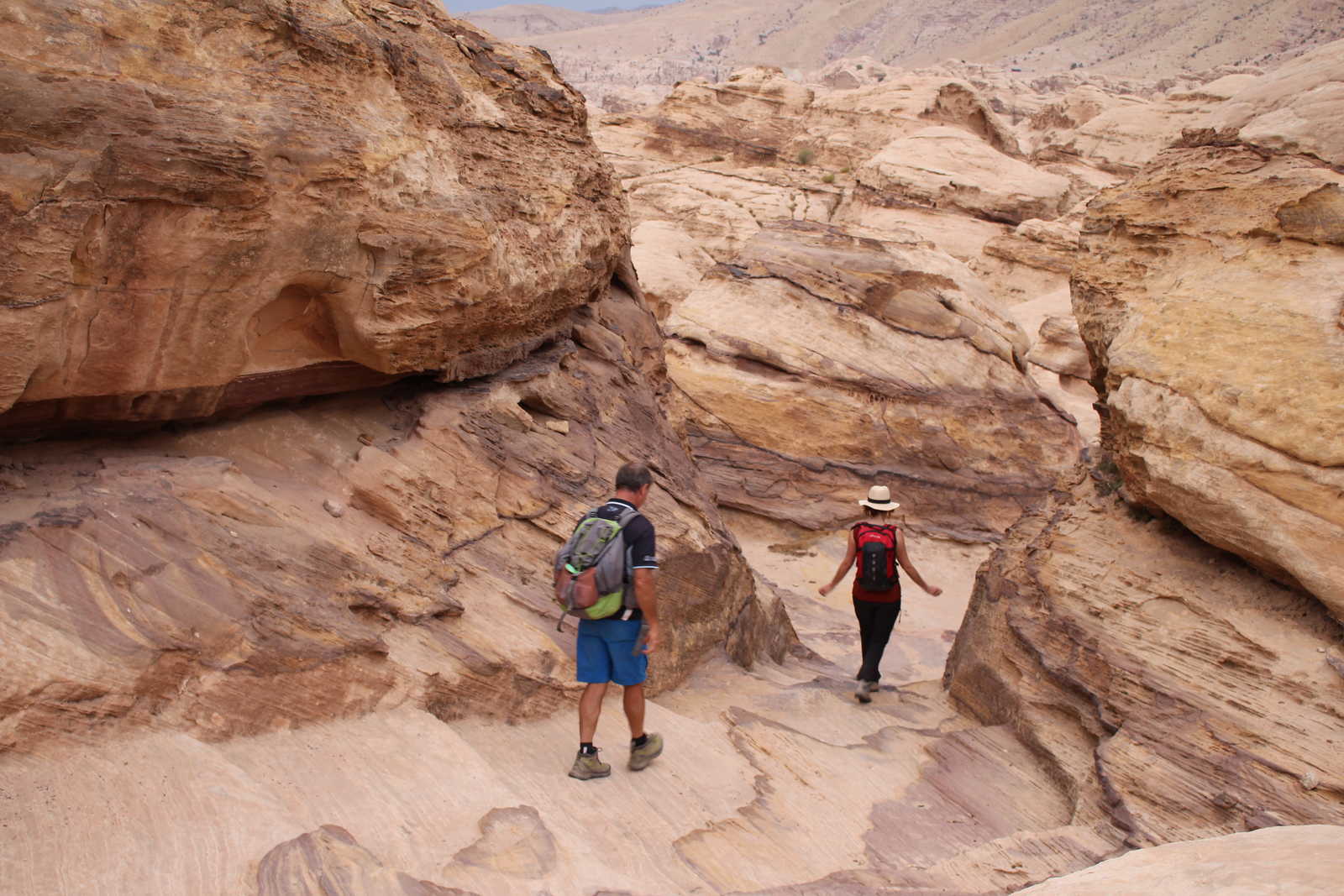 Image Trek du Wadi Rum à Petra par la vallée Arc-en-Ciel