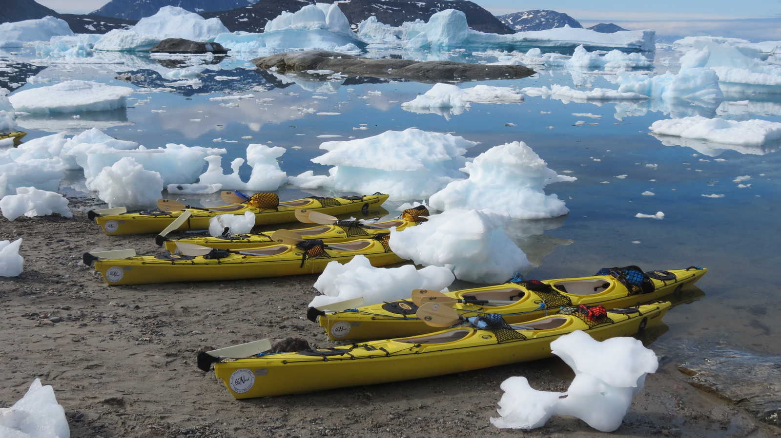 Image Rando et kayak dans l'ouest groenlandais