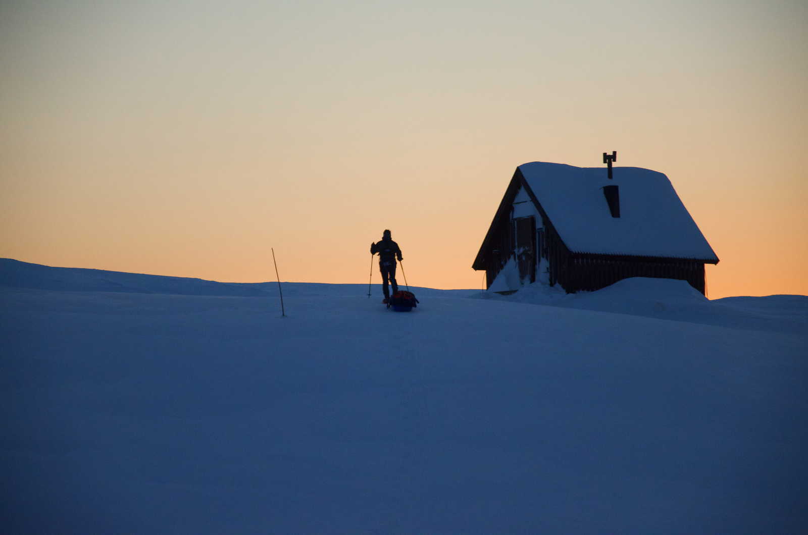 Kungsleden en hiver raid hivernal Suède © Banhegyi Titouan