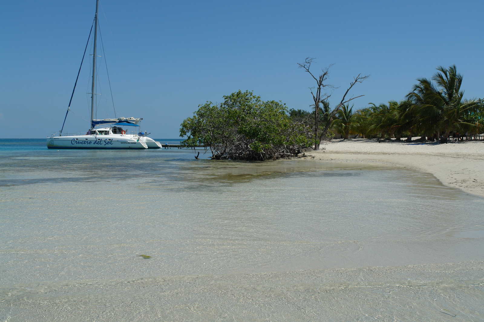 la plage de cayo Blanco © M. MORERE