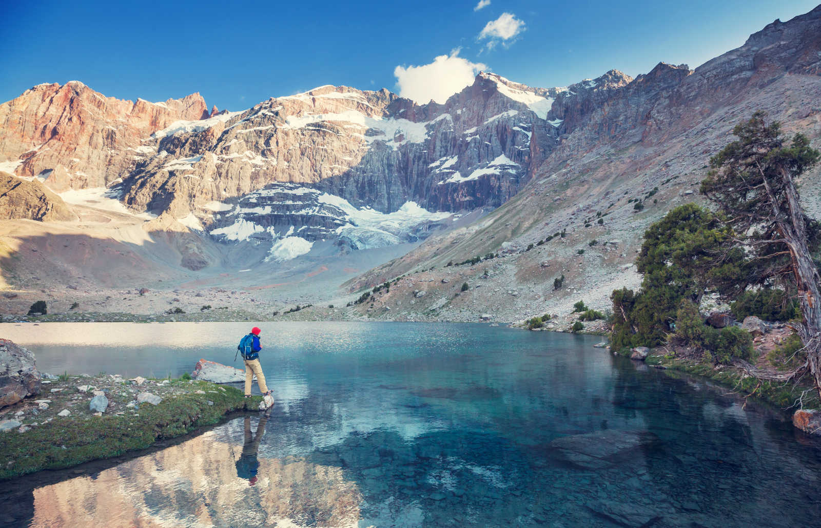 Lac dans les Monts Fanskye © Galyna Andrushko