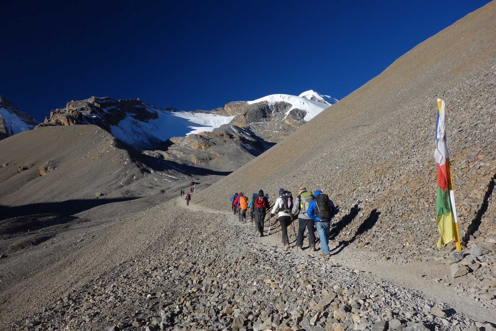Le col du Thorong La, dans les Annapurnas © Feuillet Benjamin