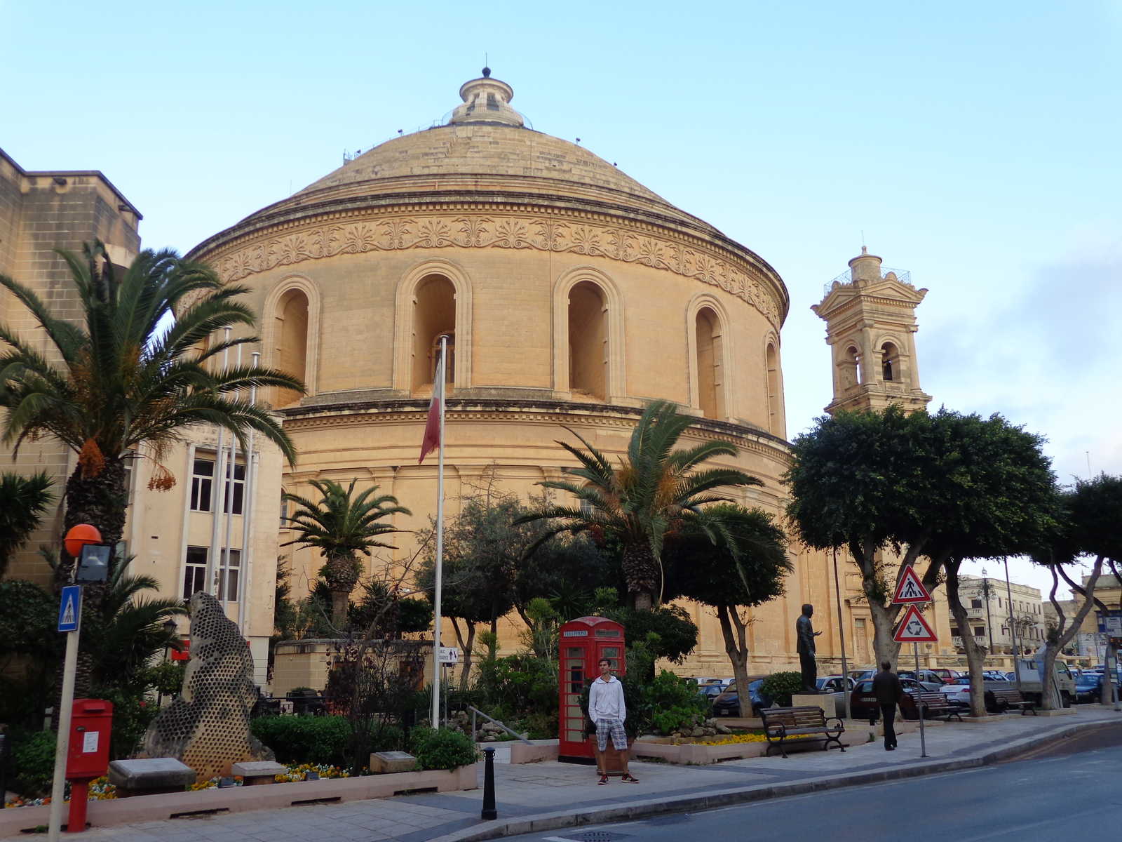Le dôme de Mosta, dédié à l'Assomption, est le troisième plus grand dôme au monde, situé au centre de l'île © Tony Viguier