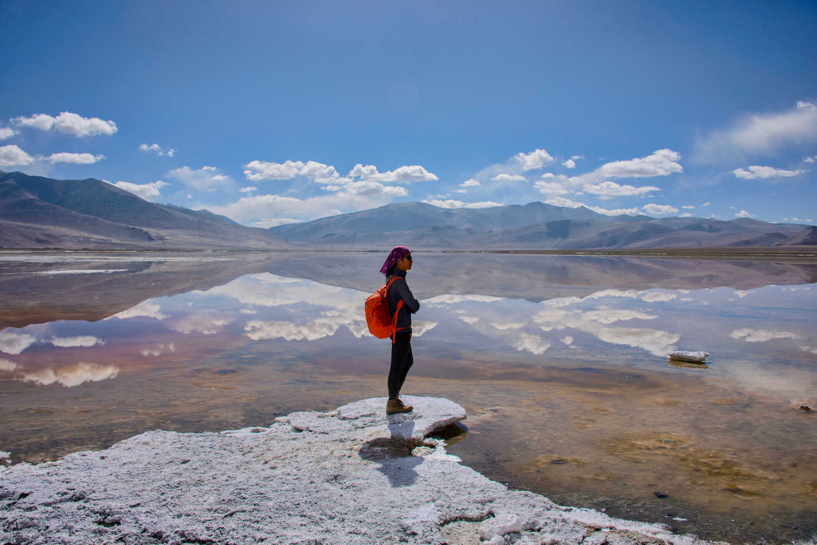 Le Tso Kar, dans le Changtang, en Inde Himalayenne © Raquelmogado