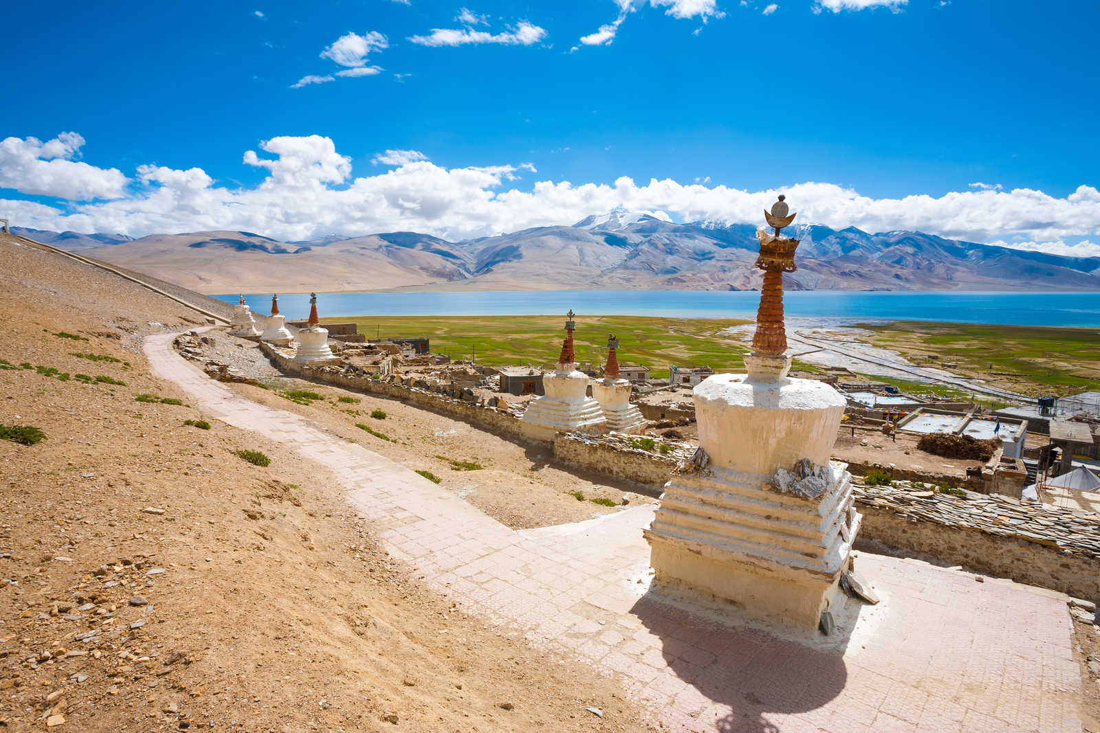 Le Tso Moriri, vu depuis Korzok au Ladakh en Inde Himalayenne © Pius Lee
