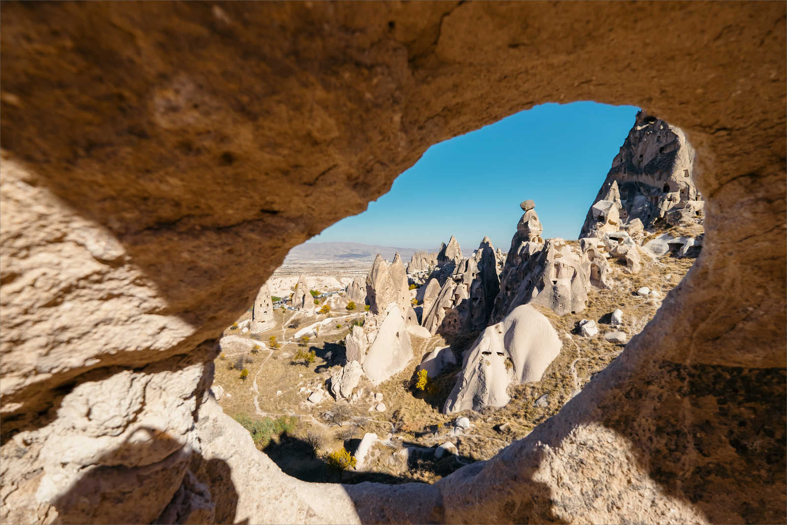 Le village d'Uchisar, Cappadoce, Turquie © Petrova Elena