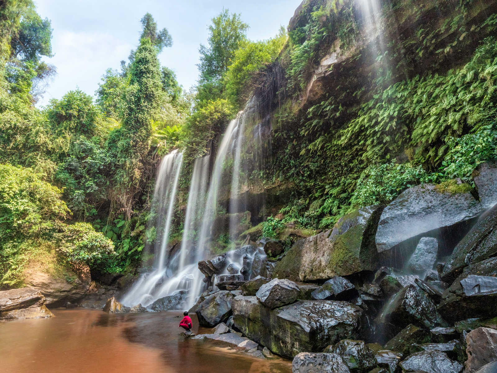 Les cascades dans le parc national de Phnom Kulen © Mounir Chraïbi