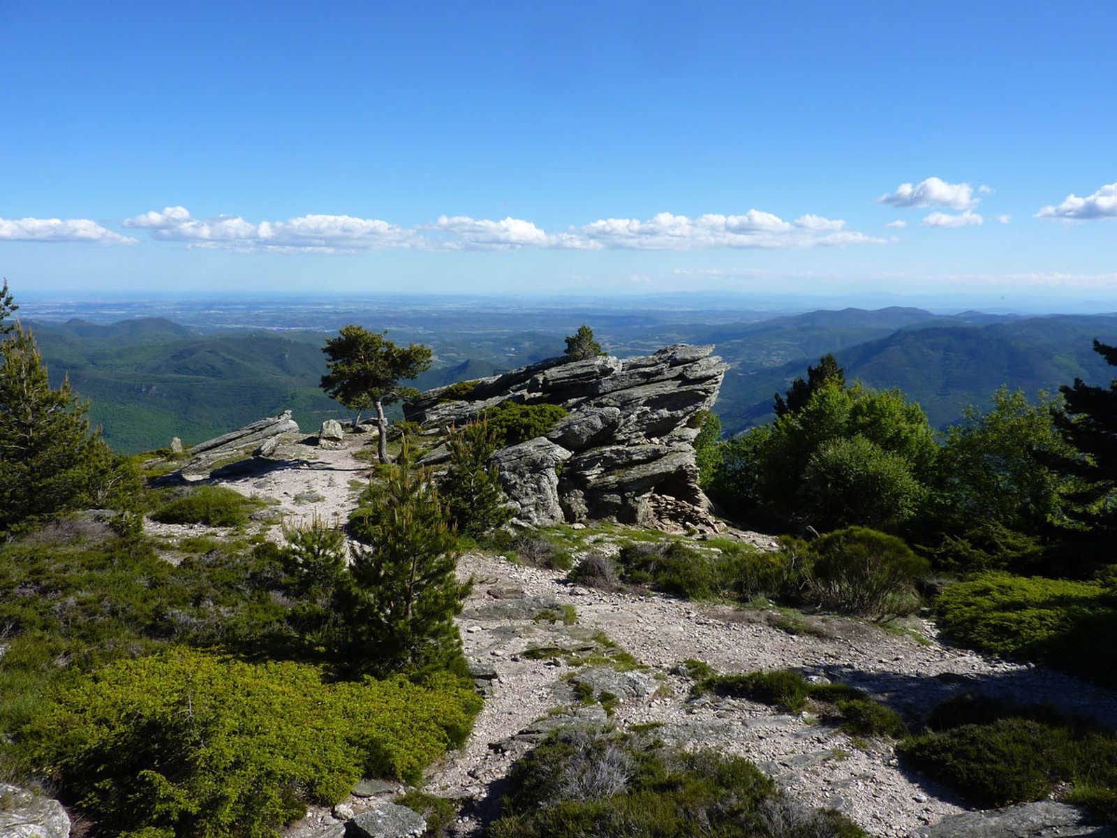 Les paysages du Caroux, Haut Languedoc, France © Sud Randos