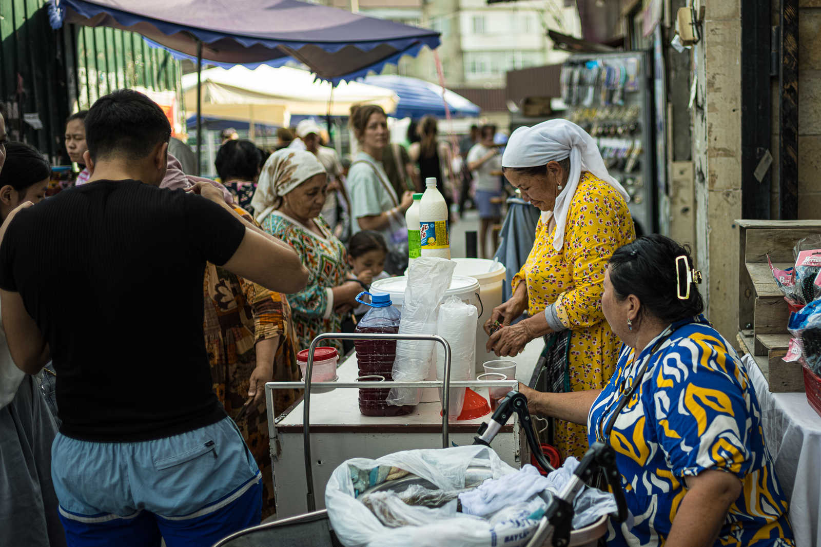 Marché local au Kazakhstan © Philippe Mader