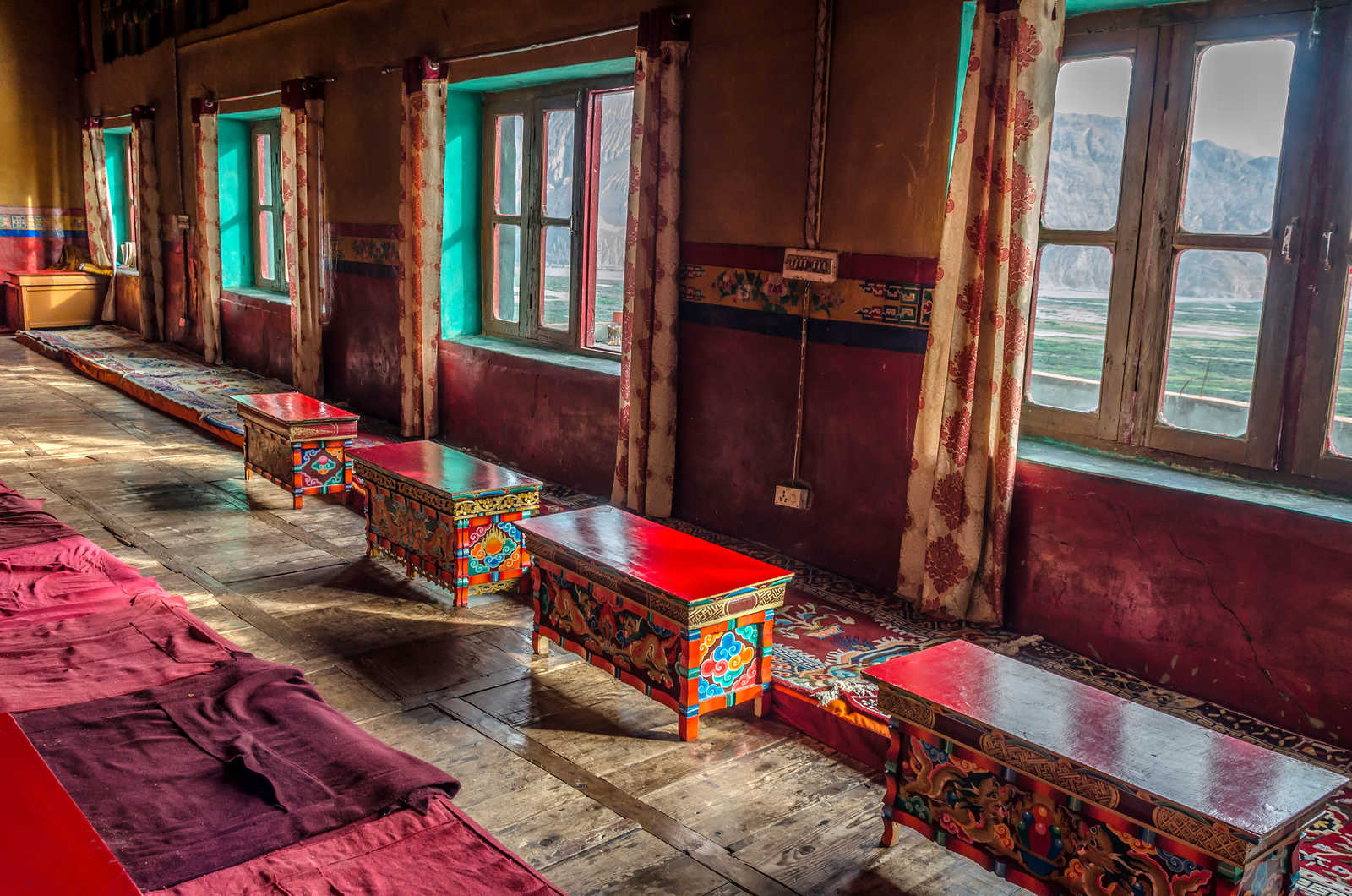 Monastère bouddhiste en Inde Himalayenne © Albacarolina