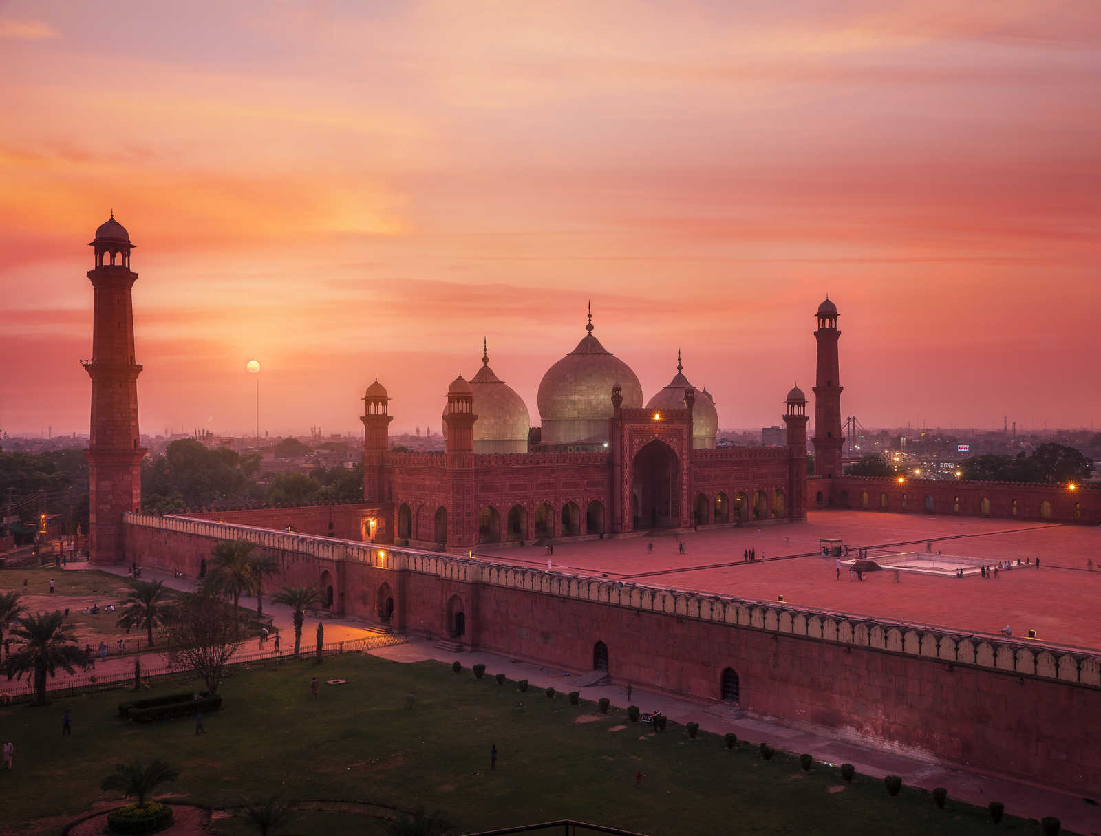 Mosquée Badshai à Lahore, Pakistan © Nicolas